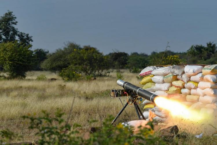 DRDO flight tests man-portable anti-tank guided missile