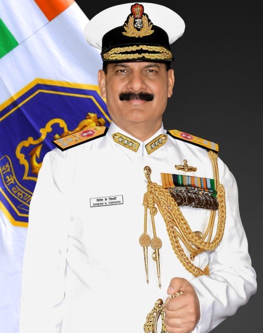 Vice Adm Dinesh K Tripathi appointed as next Chief of the Naval Staff
