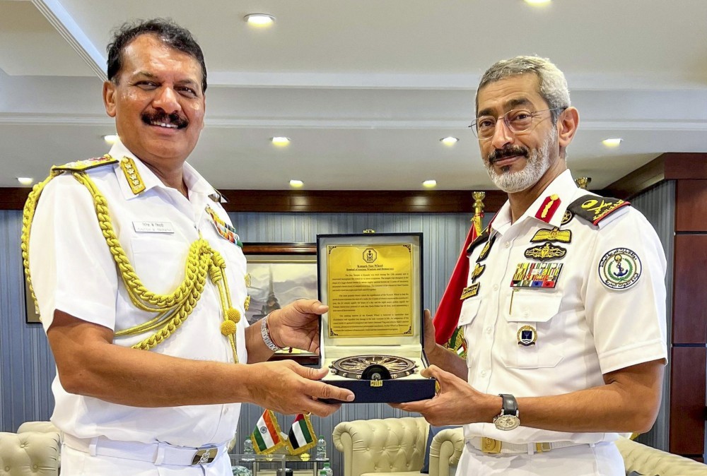 Indian Navy Chief on UAE visit to boost defence cooperation